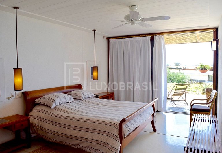 LUXOBRASIL #BZ06 Espectacular Casa 05 Suites Frente al Mar B