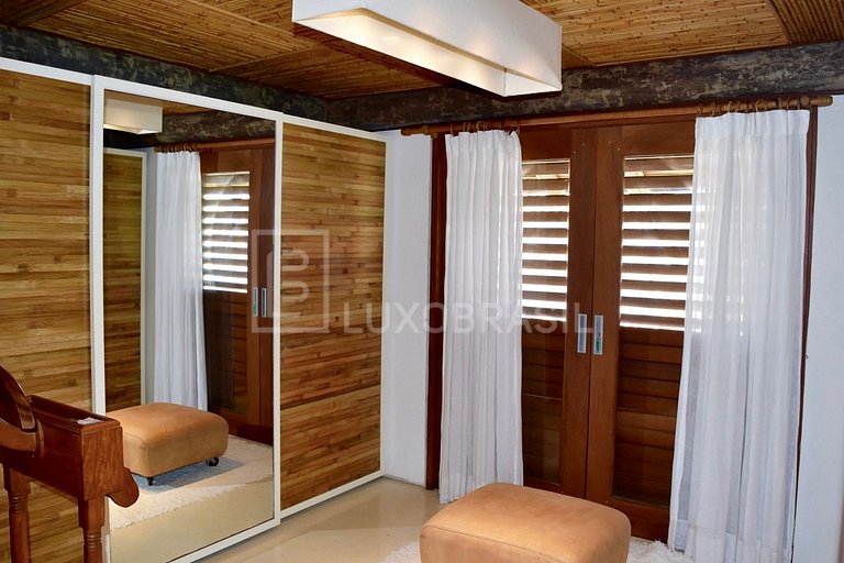LUXOBRASIL #BZ06 Espectacular Casa 05 Suites Frente al Mar B