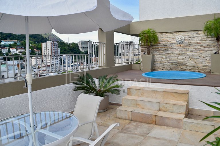 Cobertura duplex na Lagoa para locação de temporada