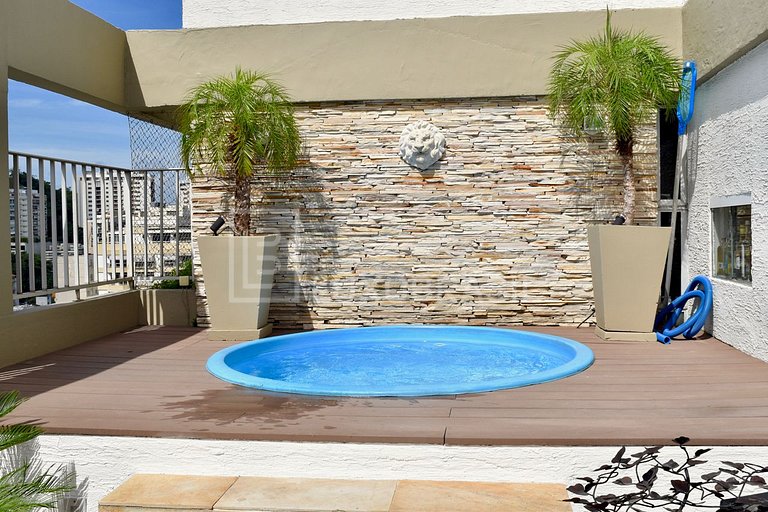 LUXOBRASIL #RJ513 02 Bedroom Penthouse in Lagoa Seasonal Ren