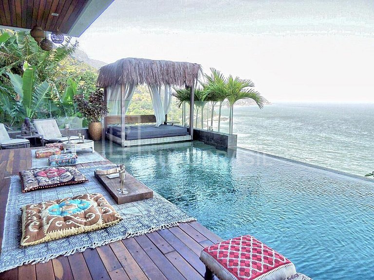 LUXOBRASIL #RJ708 Mansion Yndu Joá 05 Suites House Seasonal