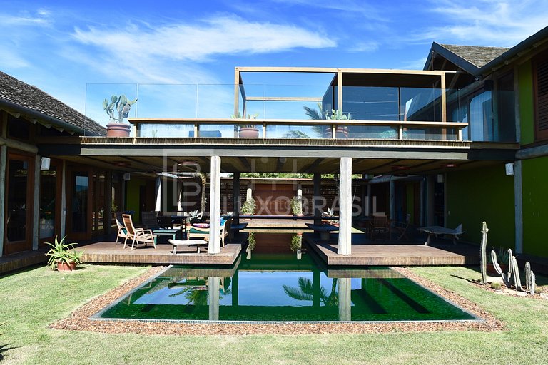 LUXOBRASIL #BZ06 Spectacular House 05 Suites Sea Front Búzio