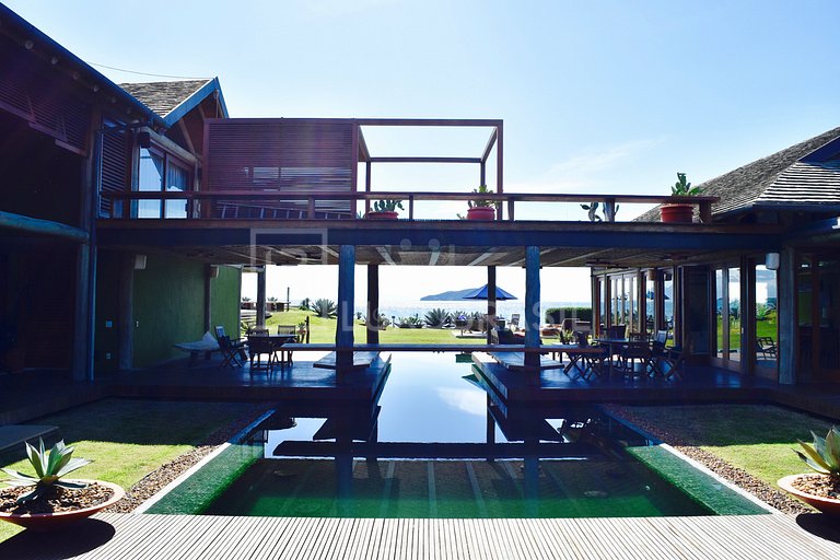 LUXOBRASIL #BZ06 Spectacular House 05 Suites Sea Front Búzio