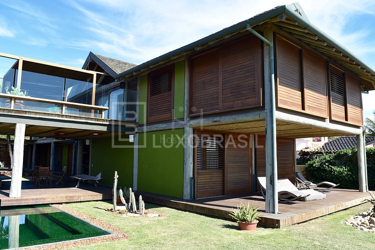 LUXOBRASIL #BZ06 Spectacular House 05 Suites Sea Front Búzio