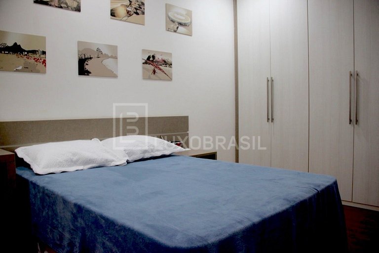 LUXOBRASIL #RJ413 Maravilloso piso en Av Atlântica 04 habita