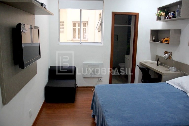 LUXOBRASIL #RJ413 Wonderful apartment on Av Atlântica 04 Bed