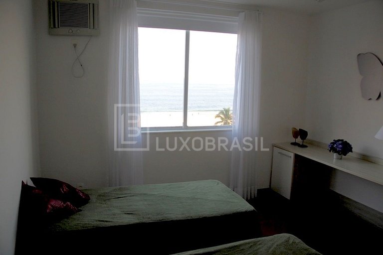 LUXOBRASIL #RJ413 Wonderful apartment on Av Atlântica 04 Bed