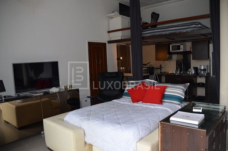 LUXOBRASIL #RJ472 Loft Da Canoa 02 habitaciones São Conrado