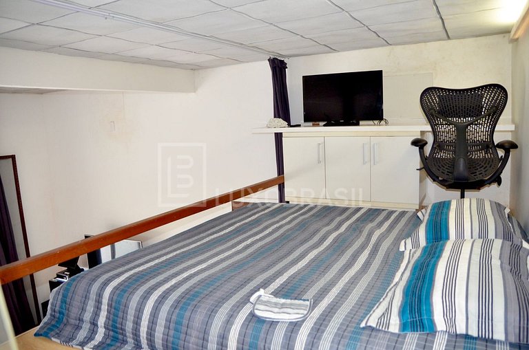 LUXOBRASIL #RJ472 Loft Da Canoa 02 Bedrooms São Conrado Hous