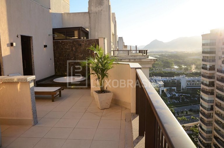LUXOBRASIL #RJ431 Cobertura Duplex na Peninsula
