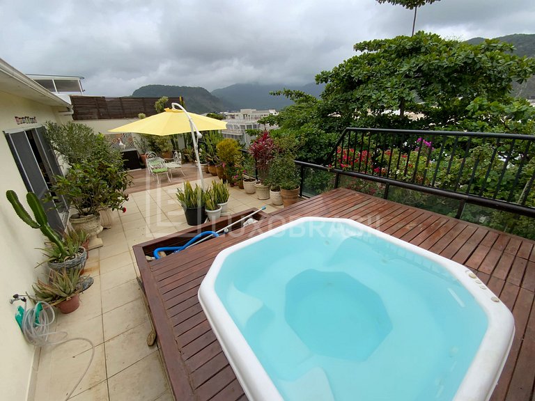 LUXOBRASIL #RJ412 Duplex Penthouse 5 min from Barra Beach 02