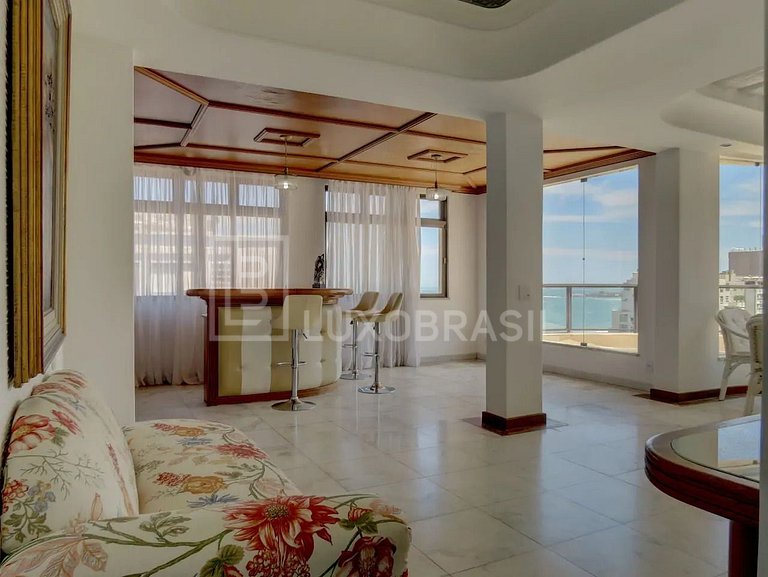 LUXOBRASIL #RJ53 Penthouse Copacabana Beach View 03 Dormitor