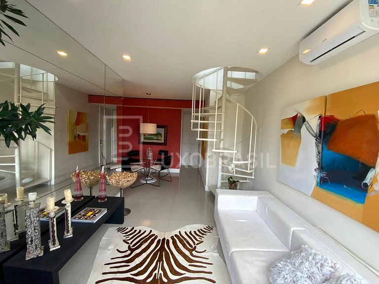 LUXOBRASIL #RJ513 02 Bedroom Penthouse in Lagoa Seasonal Ren