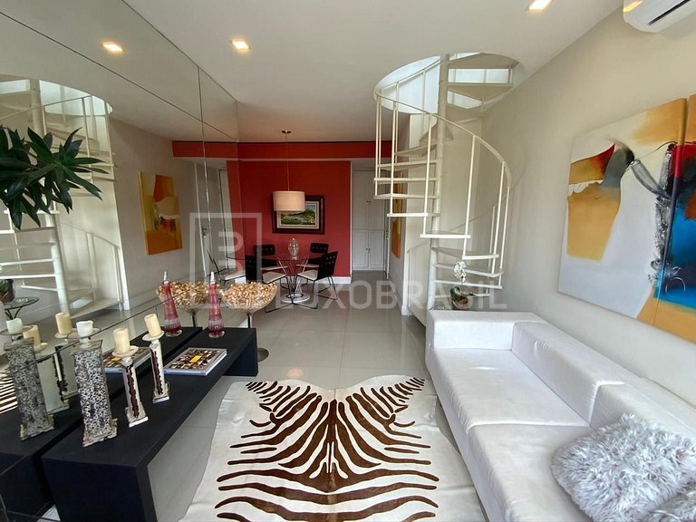 LUXOBRASIL #RJ513 02 Bedroom Penthouse in Lagoa Seasonal Ren