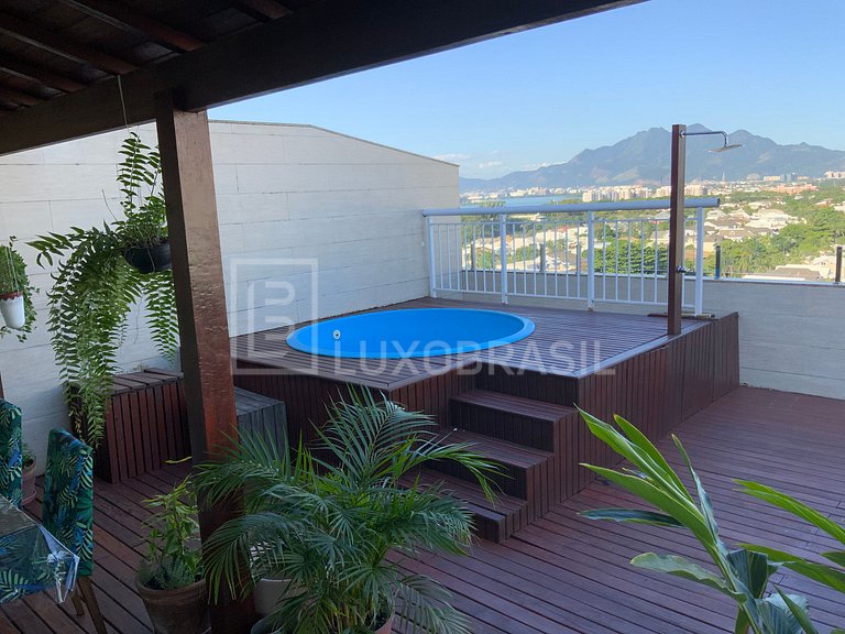 Cobertura Duplex 2 suítes Barra da Tijuca Aluguel