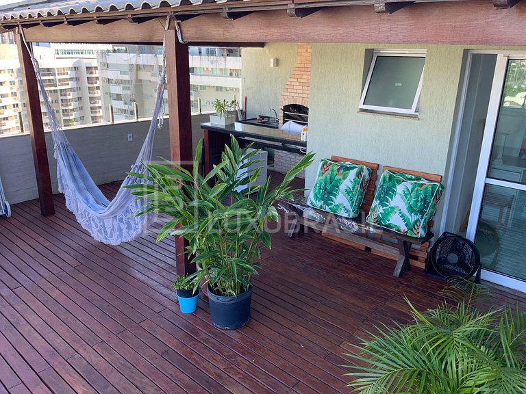 LUXOBRASIL #RJ768 Encantador ático 02 Suites Barra da Tijuca