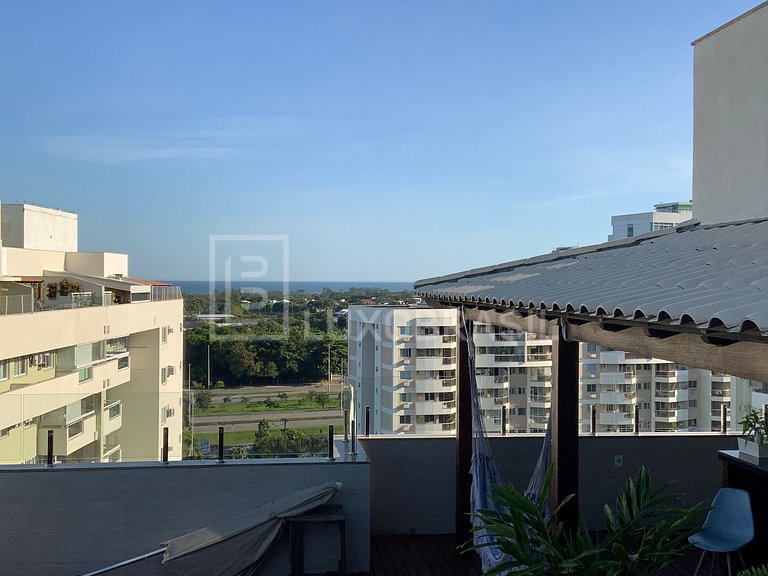 Cobertura Duplex 2 suítes Barra da Tijuca Aluguel