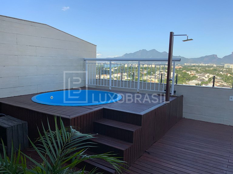 Cobertura Duplex 2 suítes Barra da Tijuca Aluguel