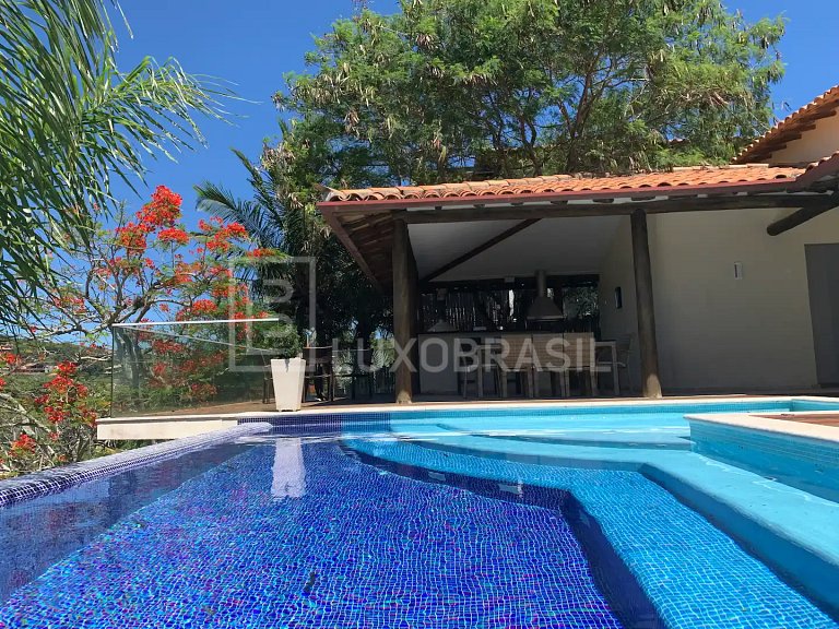 Casa Búzios 06 Suítes Praia da Ferradurinha Pé na Areia