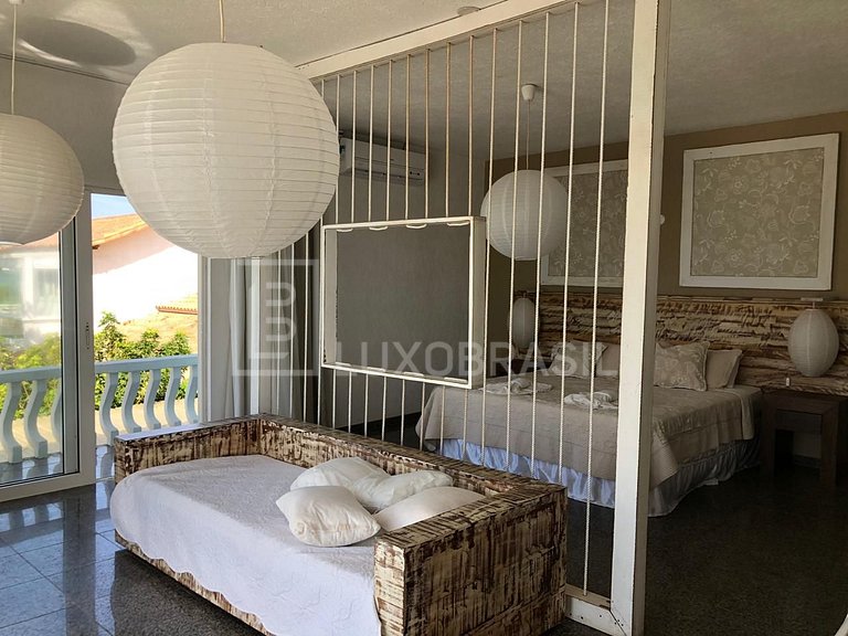 LUXOBRASIL #BZ09 Casa Enseada Azul 05 Suites Búzios Alquiler