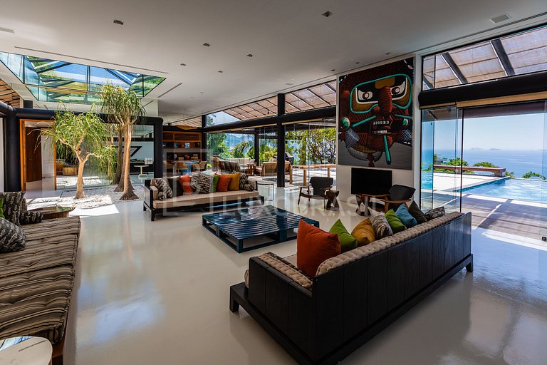 Mansão espetacular no Rio de Janeiro com vista incrível