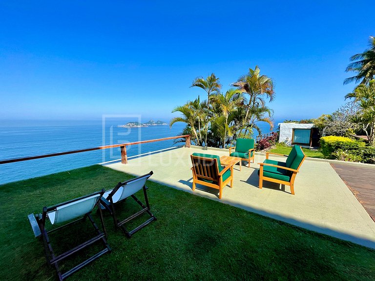 LUXOBRASIL #RJ03 Mansion Cliff Joá 04 Suites Seasonal Rent