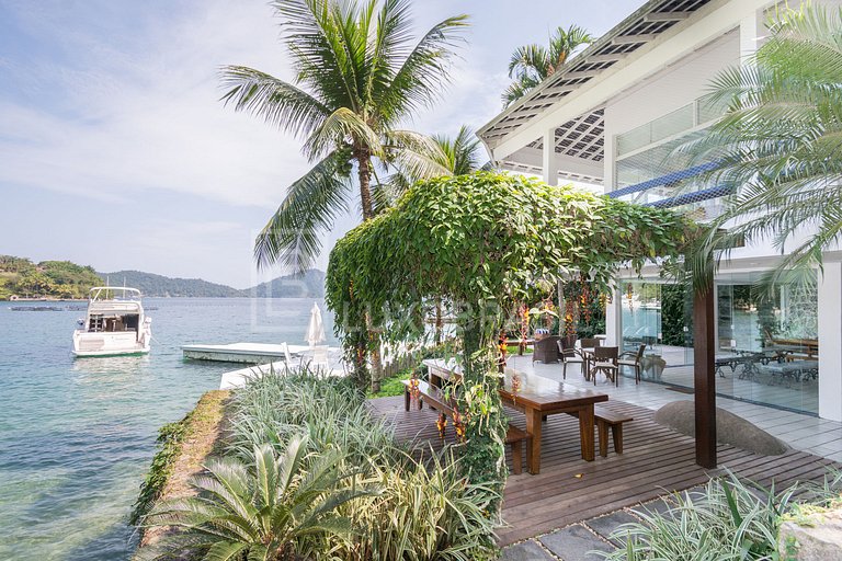 Casa Angra 07 Quartos Praia Privada #AR15