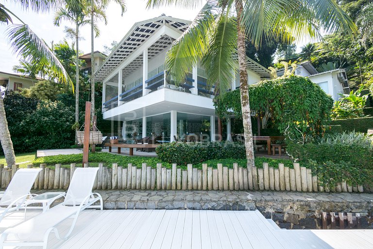 Casa Angra 07 Quartos Praia Privada #AR15