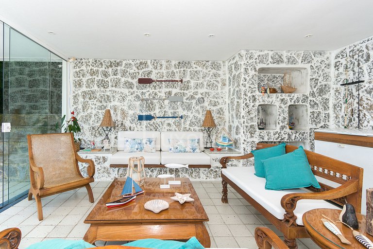 LuxuryBrazil #AR15 Casa Blanca 07 habitaciones Angra Alquile