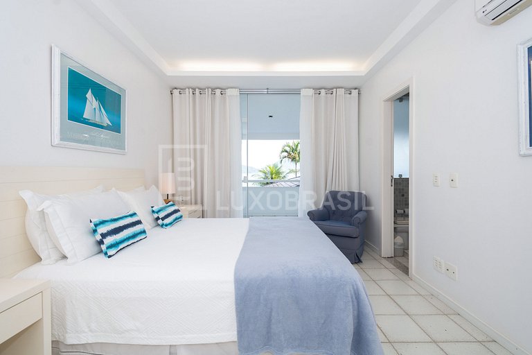 Casa Angra 07 Quartos Praia Privada #AR15