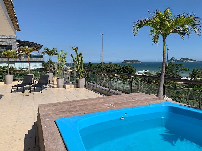 LUXOBRASIL #RJ05 Coverage 04 Suites in Front of Praia do Pep