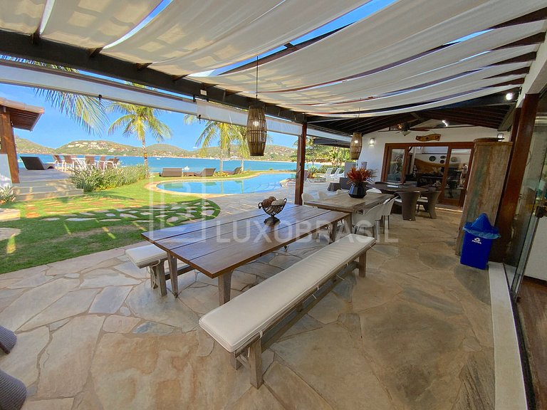 LUXOBRASIL #BZ35 Ocean Bliss Villa 09 Dormitorios Pé na Arei