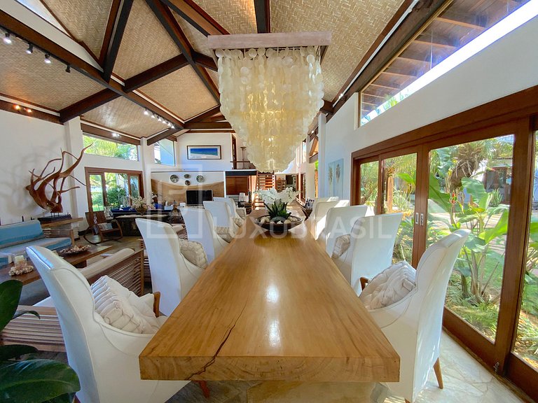 LUXOBRASIL #BZ35 Ocean Bliss Villa 09 Dormitorios Pé na Arei