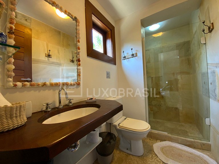 LUXOBRASIL #BZ35 Ocean Bliss Villa 09 Dormitorios Pé na Arei