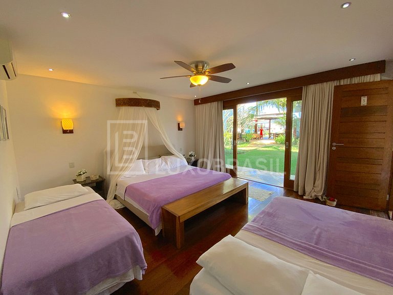 LUXOBRASIL #BZ35 Ocean Bliss Villa 09 Dormitorios Pé na Arei