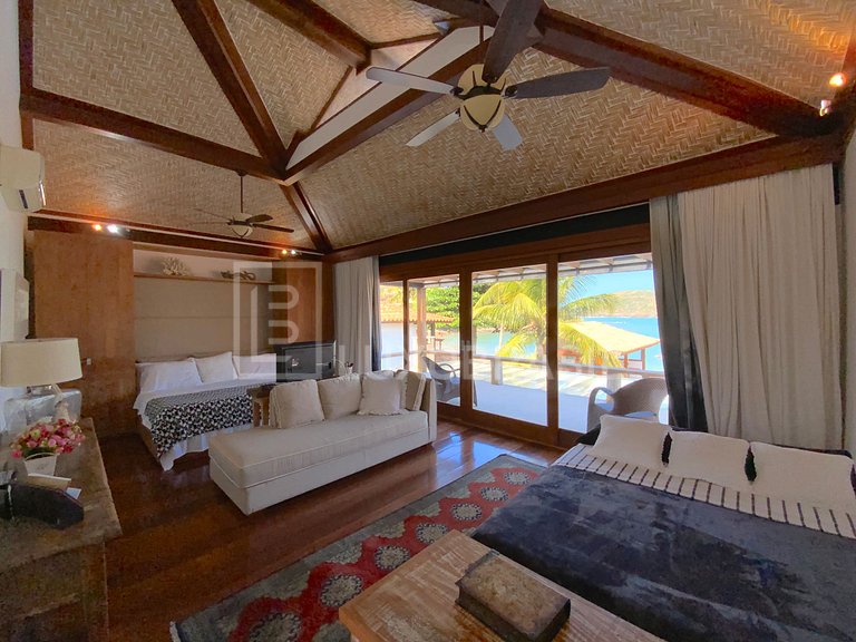 LUXOBRASIL #BZ35 Ocean Bliss Villa 09 Dormitorios Pé na Arei