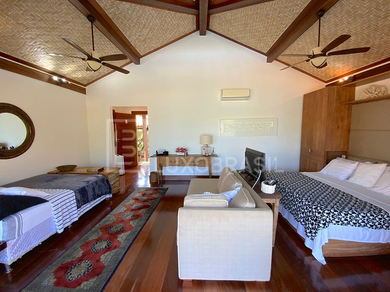 LUXOBRASIL #BZ35 Ocean Bliss Villa 09 Dormitorios Pé na Arei