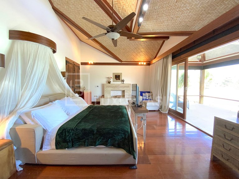 LUXOBRASIL #BZ35 Ocean Bliss Villa 09 Dormitorios Pé na Arei