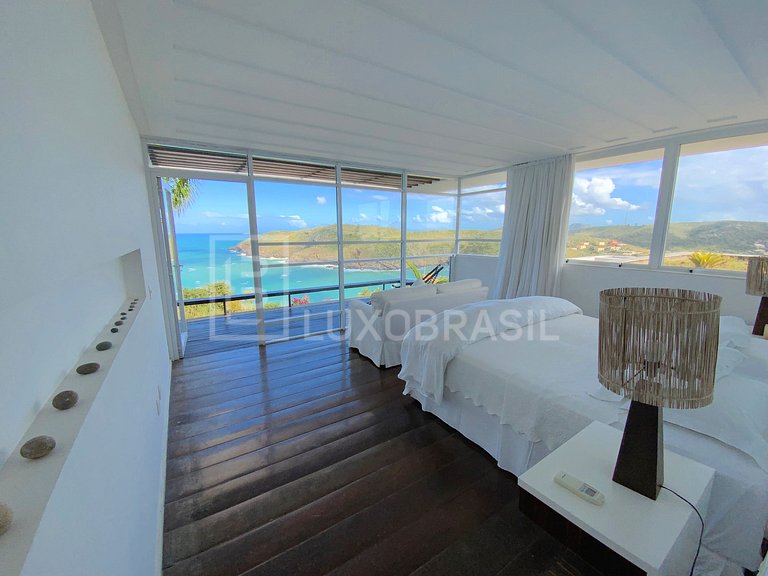 LUXOBRASIL #BZ38 Casa Alto da Ferradura 05 Suites Búzios Alq