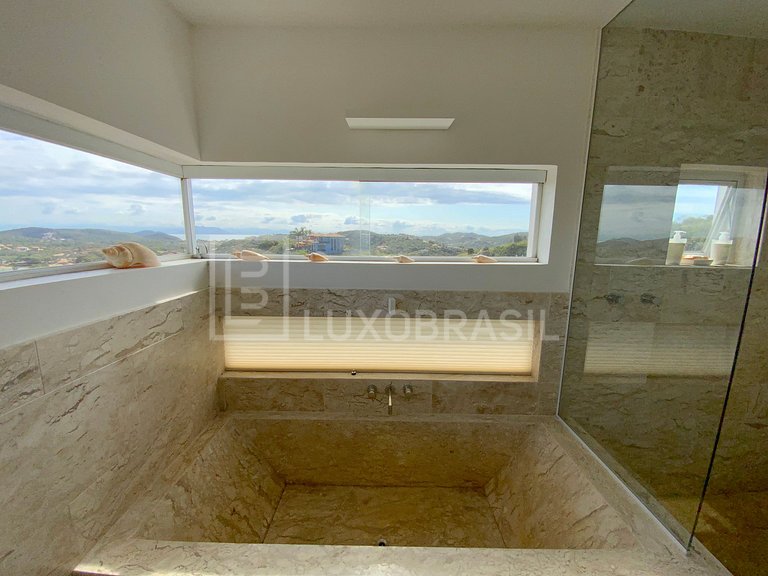 LUXOBRASIL #BZ38 House Alto da Ferradura 05 Suites Búzios Ho