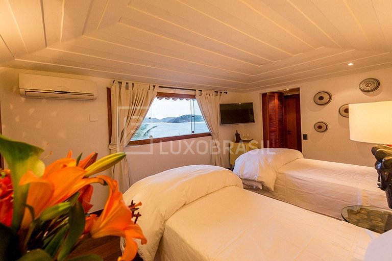 LUXOBRASIL #BZ42 Brava House 05 Suites Sea View Vacation Ren