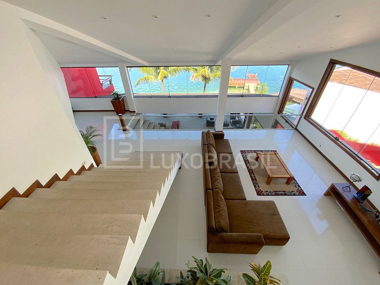 Mansão Pé na Areia em Praia Particular - Angra dos Reis #AR2