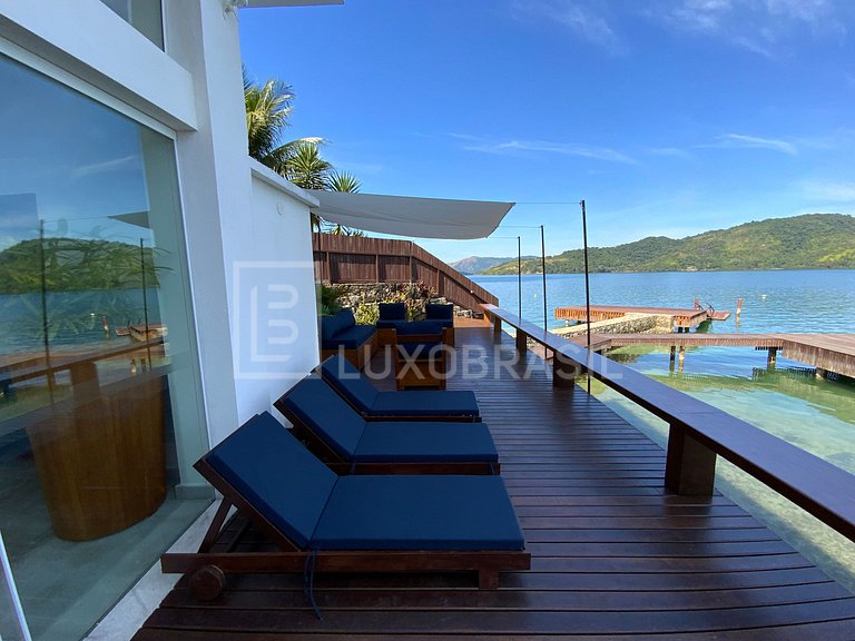 Mansão Pé na Areia 10 Quartos - Angra dos Reis #AR01
