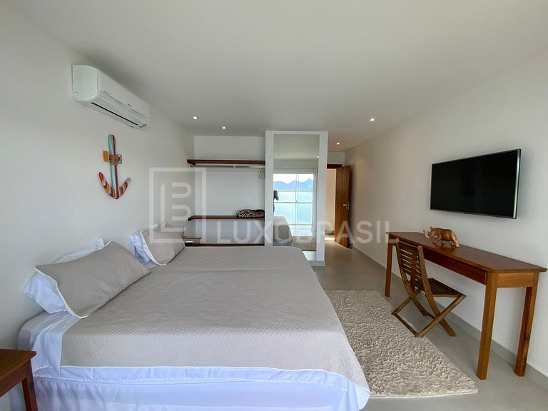 Mansão Pé na Areia 10 Quartos - Angra dos Reis #AR01