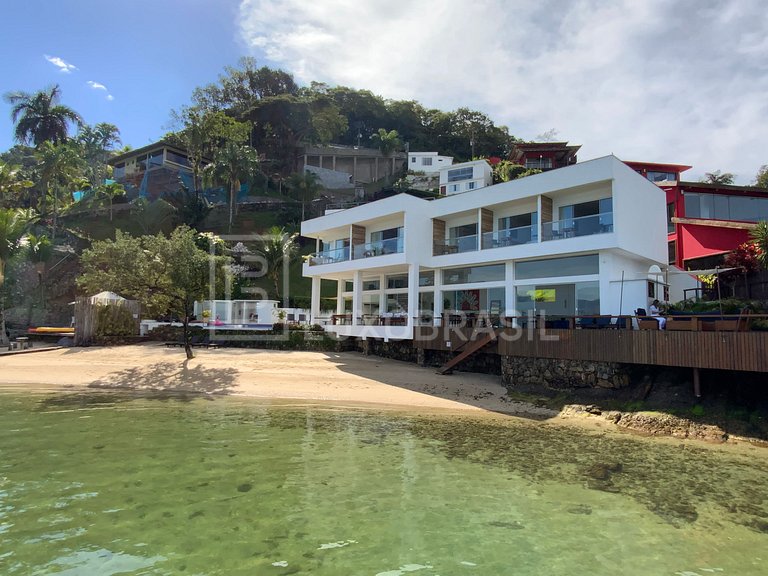 Mansão Pé na Areia 10 Quartos - Angra dos Reis #AR01