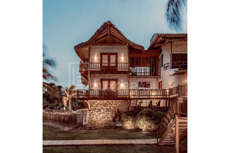LUXOBRASIL #CE01 Stone House 05 Bedrooms Beachfront Icaraizi