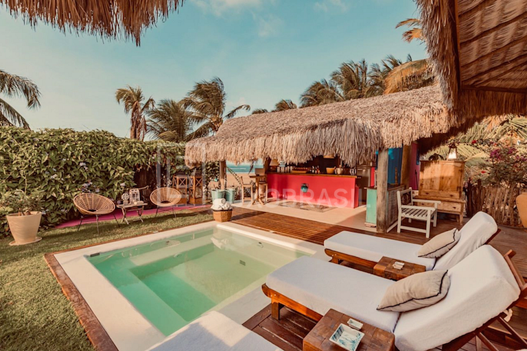 LUXOBRASIL #CE01 Stone House 05 Bedrooms Beachfront Icaraizi