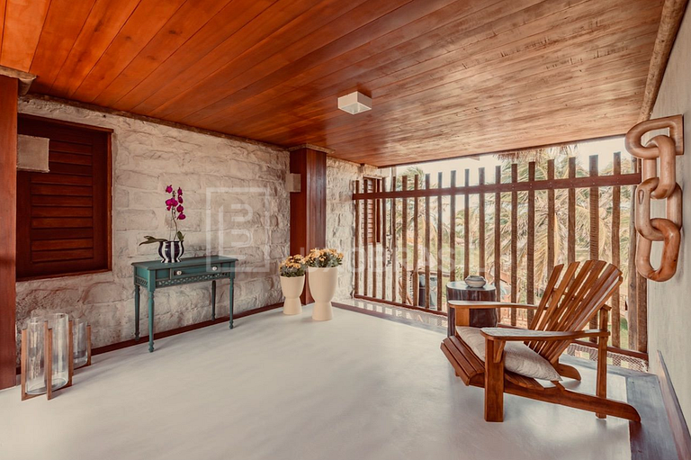 LUXOBRASIL #CE01 Stone House 05 Bedrooms Beachfront Icaraizi