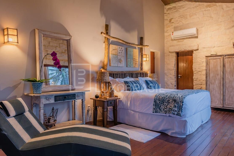 LUXOBRASIL #CE01 Stone House 05 Bedrooms Beachfront Icaraizi