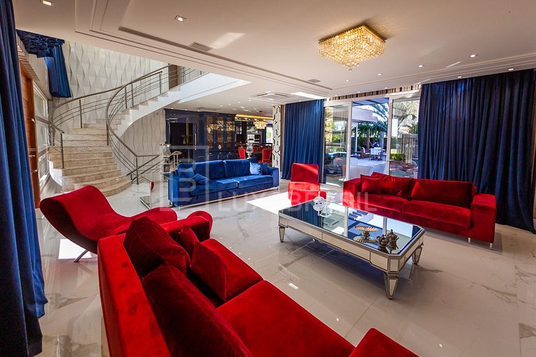 LB - JR08 Blue Heart Mansion - Jurerê Internacional House Va